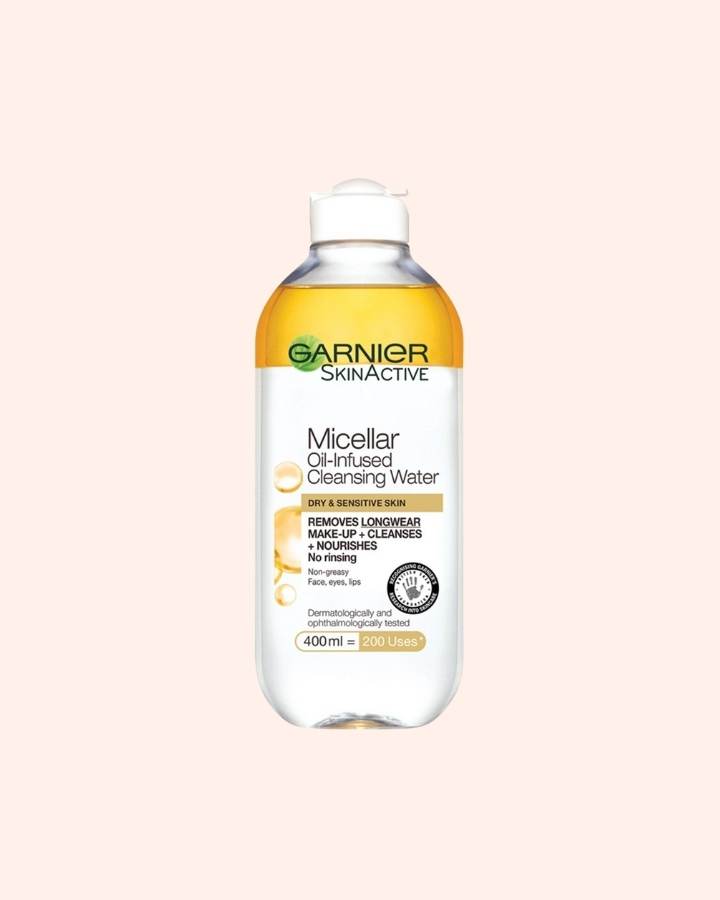 Review Tẩy Trang Garnier vàng micellar oil-infused cleansing water | Vega  Beauty