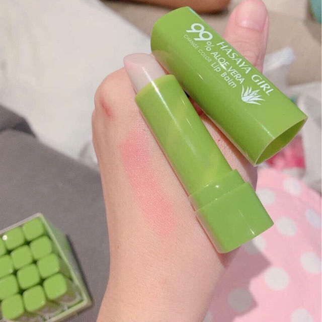 Son dưỡng môi nha đam Hasaya Girl Aloe Vera 99% Thái Lan, cam kết hàng đúng  mô tả, chất lượng tốt, đảm bảo cung cấp mặt hàng đang được săn đón |