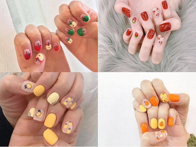 Những bộ nail dễ thương