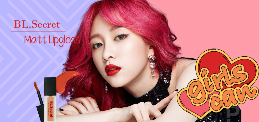 Review bảng màu son BL Secret Matt Lipgloss Tatoo cùng Lisa Blackpink - son màu đỏ cherry hợp với da nào