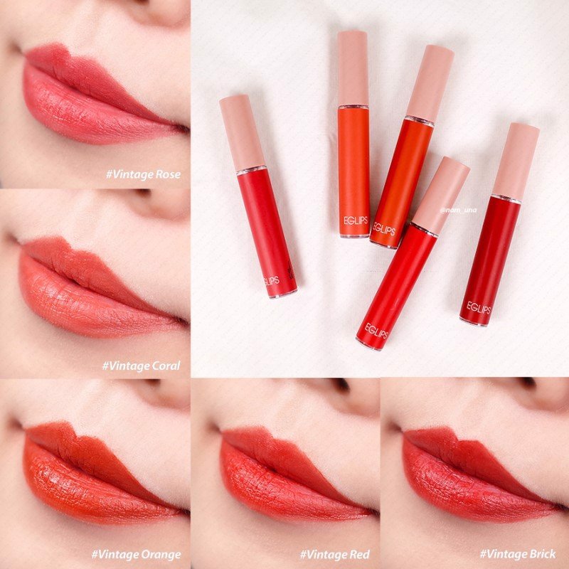 review son Eglips Velvet Fit Tint – Bộ Sưu Tập Son Kem Lì Bền Màu Cực "Hot" Với S – Bicicosmetics