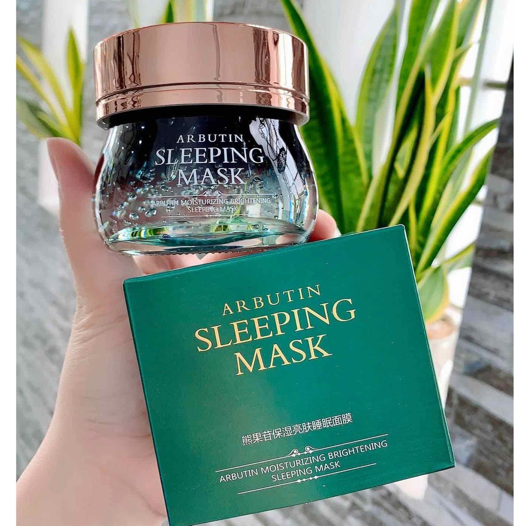 MẶT NẠ NGỦ ARBUTIN SLEEPING MASK | review mặt nạ ngủ Arbutin 