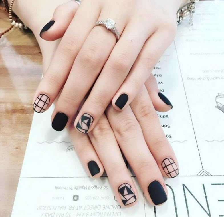 Kiểu nail đẹp, đơn giản cho học sinh