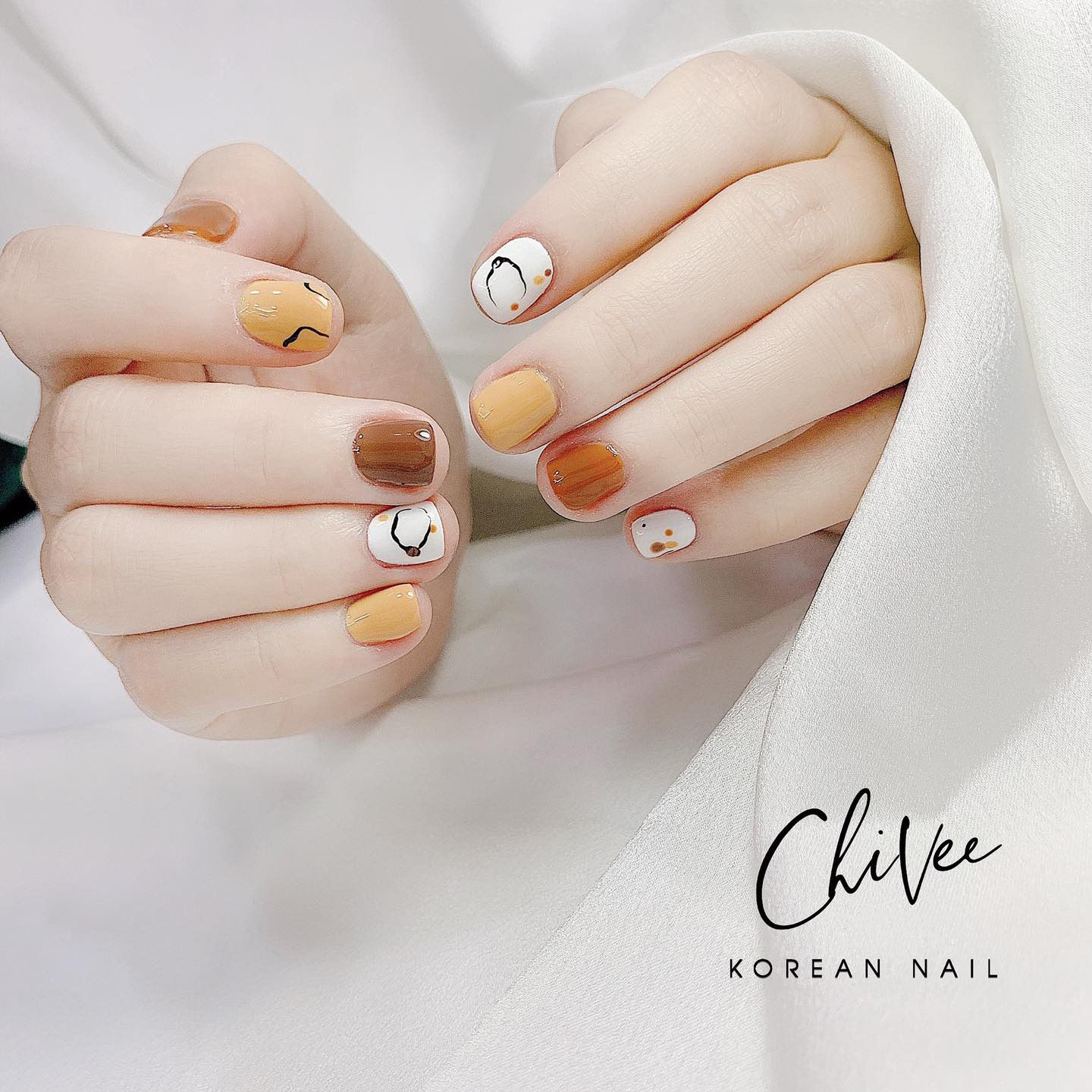 Mẫu nail cute đơn giản đi học