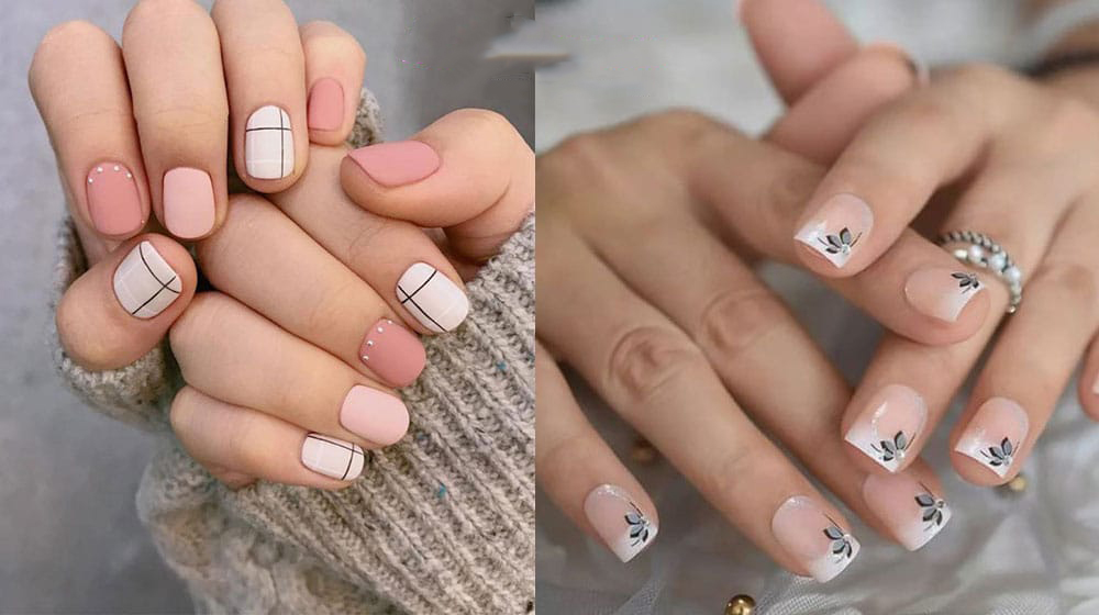 Mẫu nail đơn giản cho học sinh