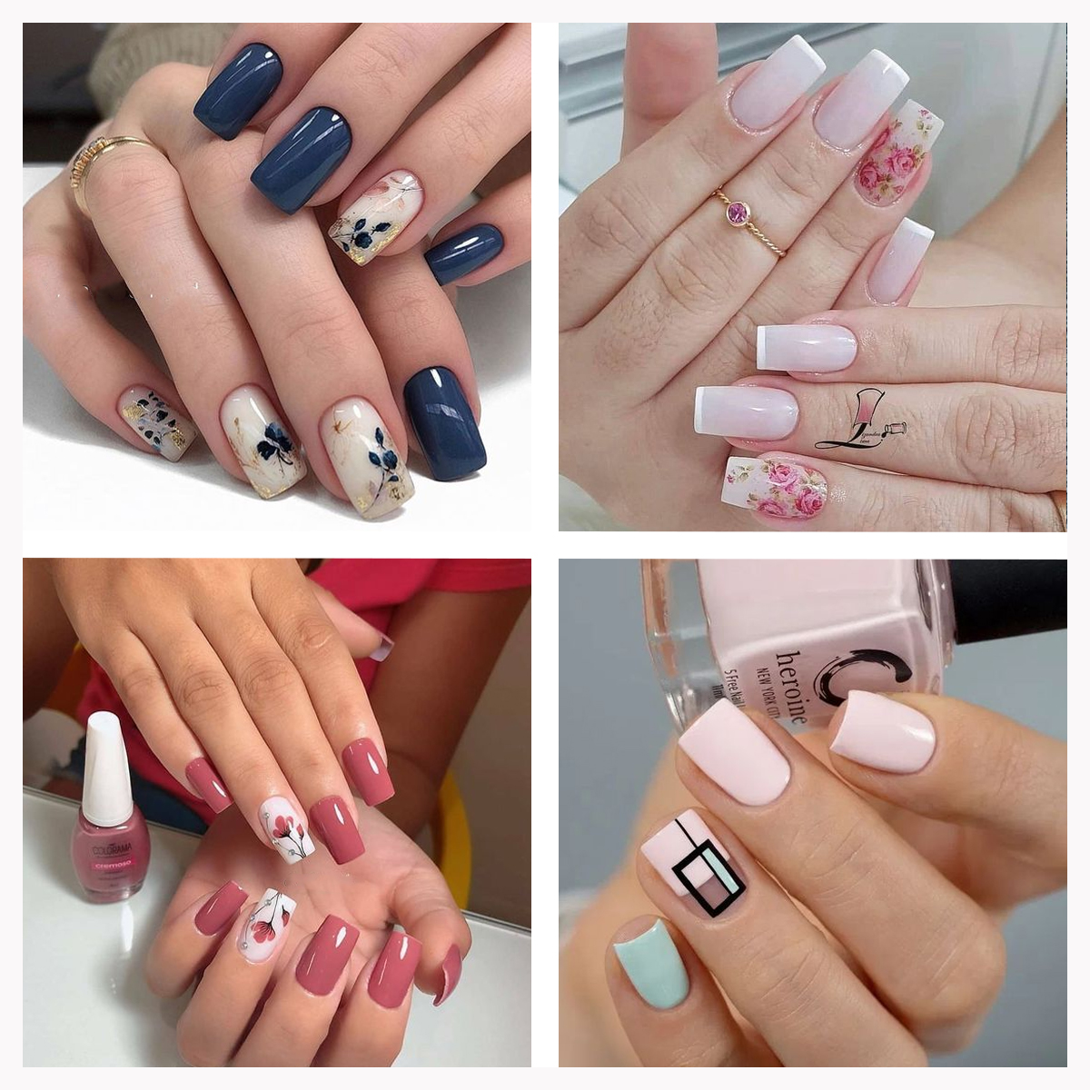 Mẫu nail học sinh đẹp