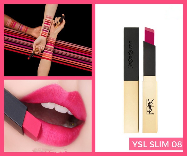 Son Ysl Slim 08 – Hồng Cánh Sen - son hồng cánh sen hợp với da nào