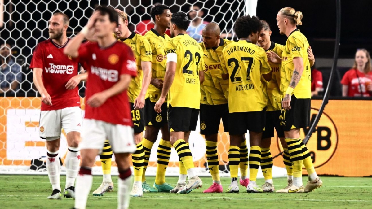 Kết quả MU 2-3 Dortmund: Giao hữu bóng đá hè 2023