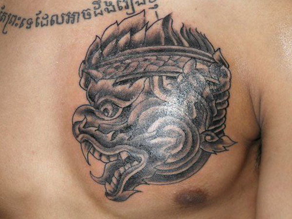 tattoo hanuman khmer