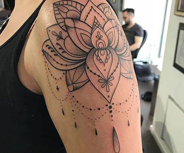 tattoo khmer lotus